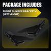 2X Front Bumper Mount Support Bracket Left Fit Volkswagen Right Jetta -