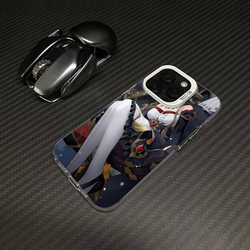 Чехол для телефона Genshin Impact Sandrone Для iPhone 17 Air 16 15 14 13 12 11 Pro Max Цветной Жесткий Чехол