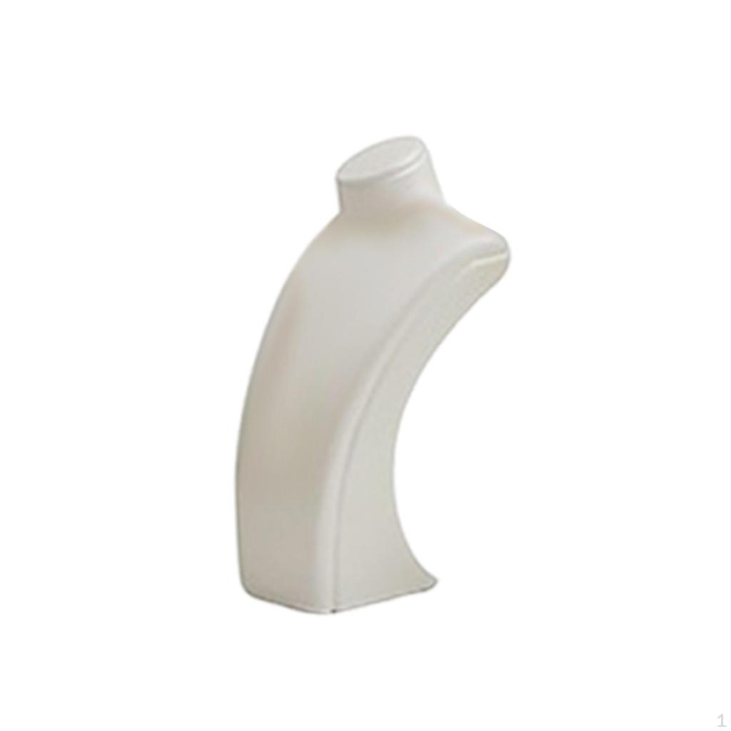 Элегантная подставка для ожерелий, дисплей для ювелирных изделий из ПУ кожи, ретро манекен-бюст, настольное хранение