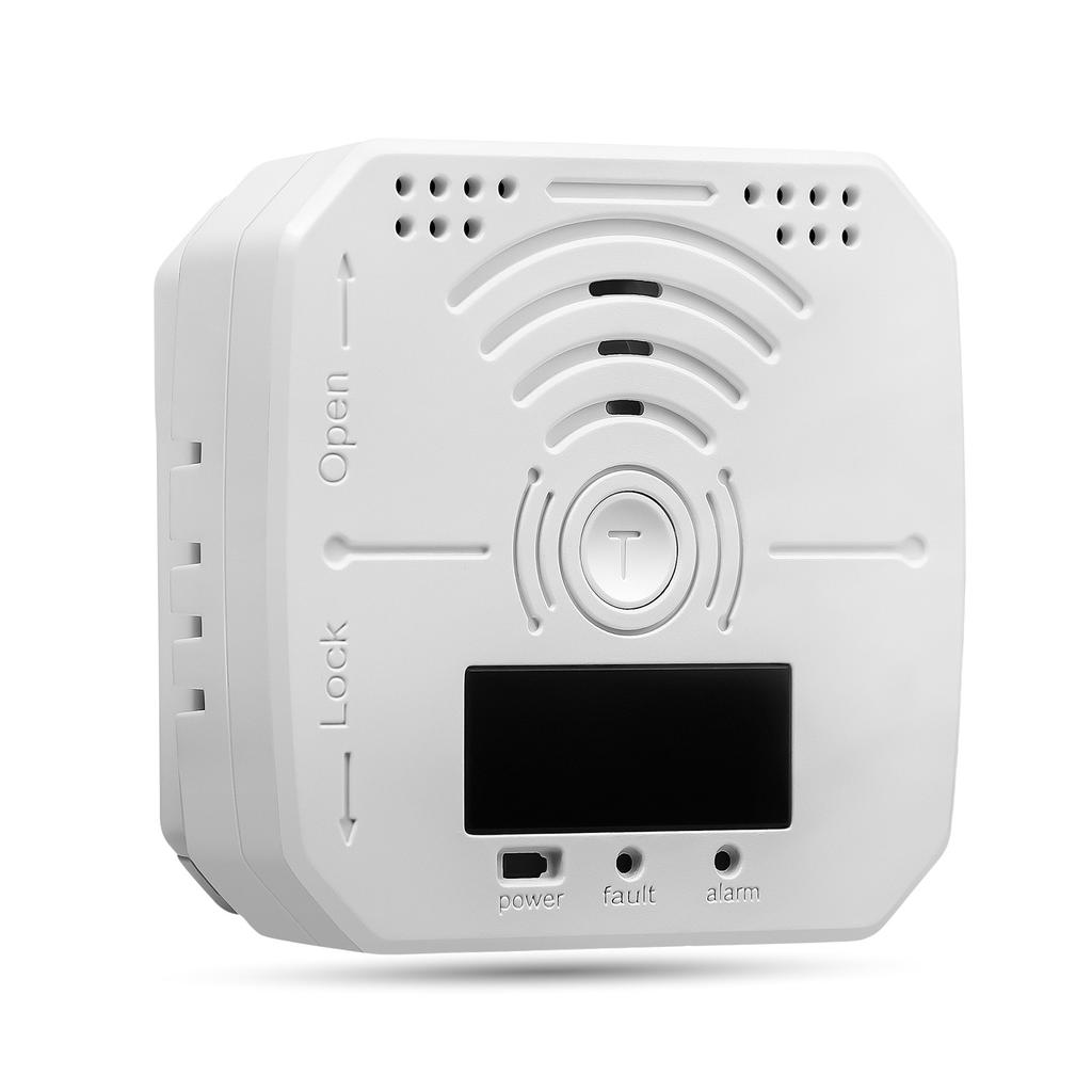 2 Packs Carbon Monoxide Detectors Portable CO Alarm Detector Monitor with LCD Digital Display Sound