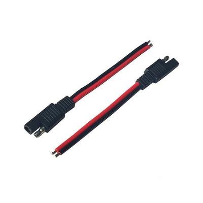 5 ШТ. 15 СМ Быстроразъемный штекер SAE 2 контакта 14AWG Удлинительный кабель SAE Жгут проводов для мотоцикла Разъем солнечной панели