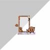 Bt21 Cartoon Card Insertion Frame, Small Card Storage Pendant, Standing Desktop Decoration, Star Periphery