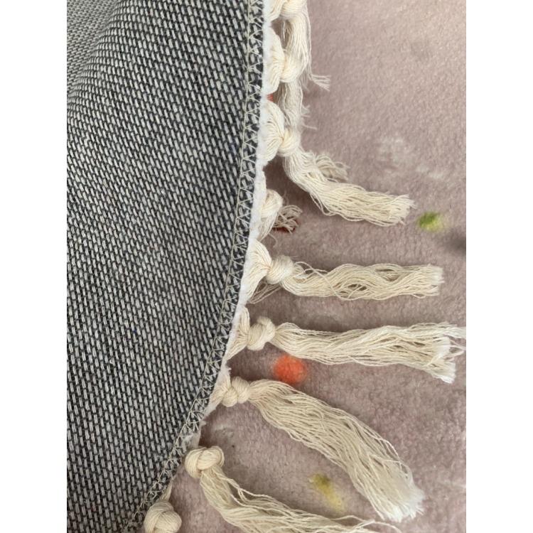 Круглый ковер с кисточками Винтажный ковер для детской комнаты Детская комната Гардеробная ковер у кровати