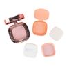 Refillable Air Cushion Compact - Square Empty Makeup Case with Mirror & Sponge for Cosmetics