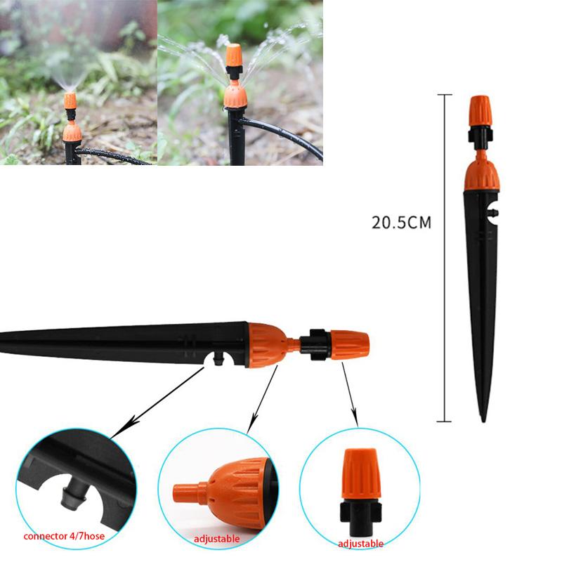 Plant Water Micro Drip Irrigation Nozzle Watering Set System Adjustable Kits Spray Cooling Home Yard Tools