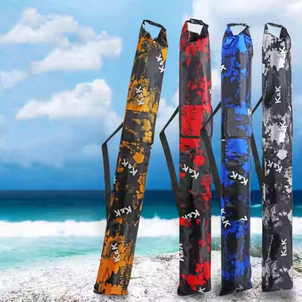 Waterproof Fishing Rod Bag Large Capacity Folding Fishing Bag Portable Rod Storage Bag Tackle Bag