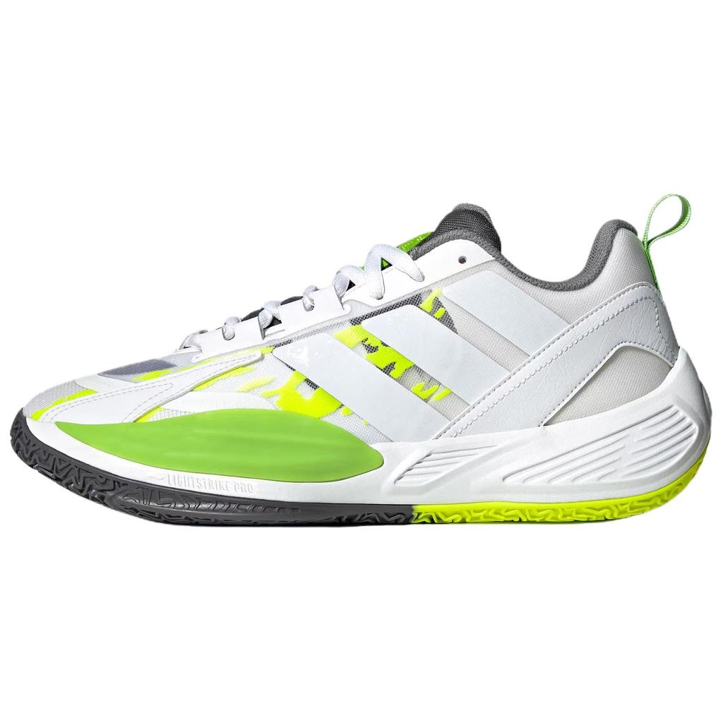 adidas XENOBURST Нескользящие Износостойкие Низкие Баскетбольные Кроссовки Мужские Белые Зеленые Кроссовки KK3527