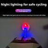 Ветроэнергетика велосипед ветряная мельница украшение со светодиодными красочными деталями для девочек аксессуары автомобильные фары Cy A0N1