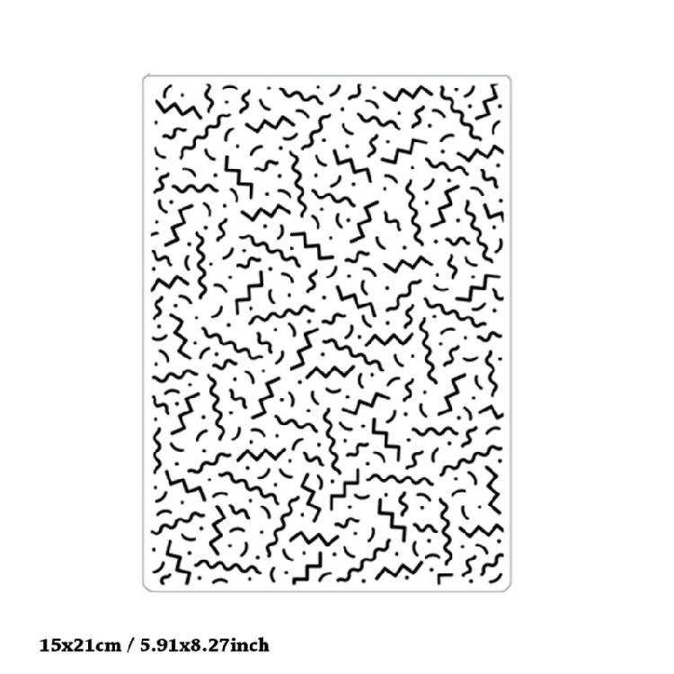 Папье-маше Папка для тиснения Текстурированный Художественный узор Шаблоны для тиснения для детского творчества Изготовление открыток Скрапбукинг