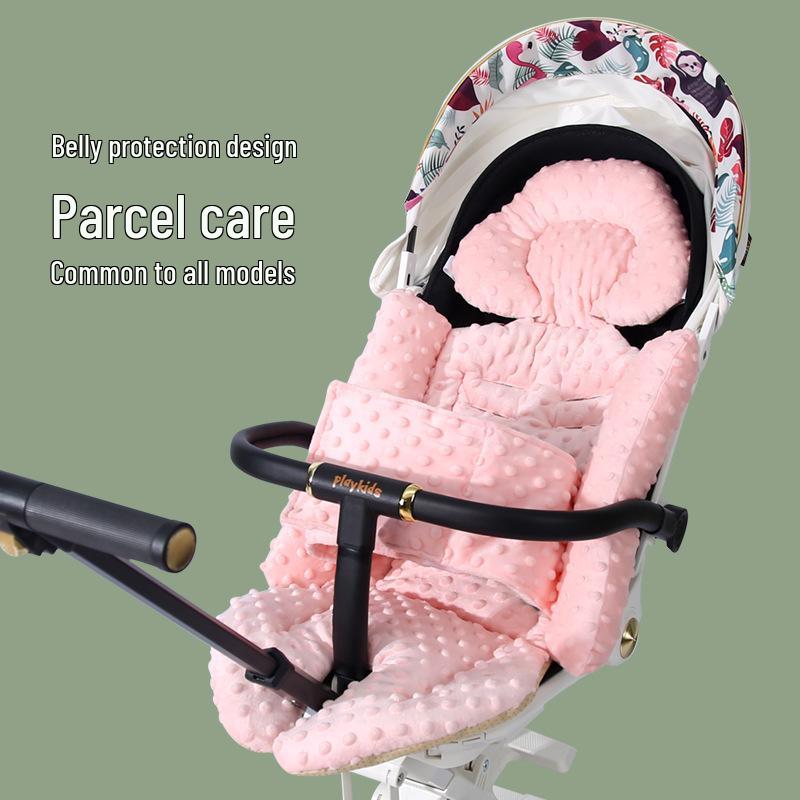 Универсальный хлопковый вкладыш для коляски на осень/зиму