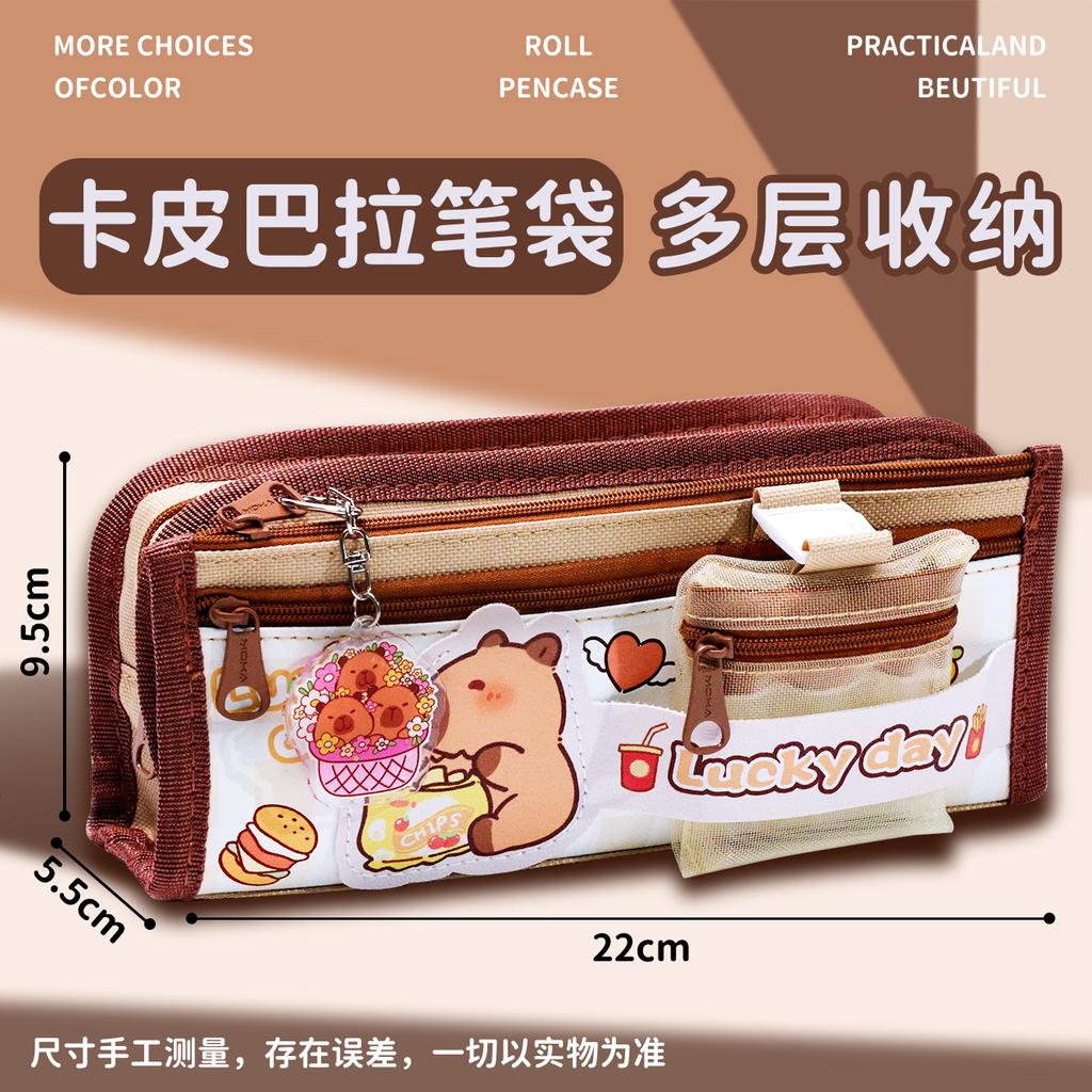 Пенал большой вместимости Пенал Детский Пенал Канцелярский бокс Канцелярская сумка для учениц начальной школы