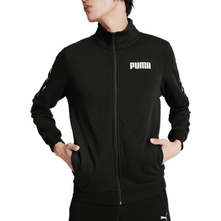 Puma Мужские куртки ESS Черный Воротник-стойка Умеренный Другое 671981-01