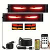 LED Display Screen 2pcs Programmable LED Screen Devil Eyes Light Application Control and Remote Control Suitable for Stor