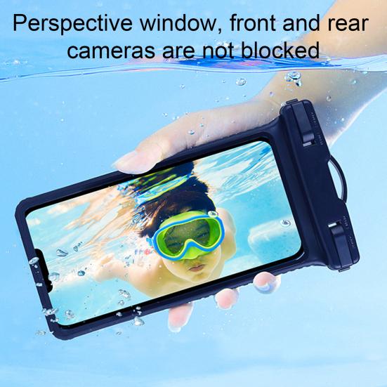Phone Storage Bag Touchscreen Comfortable Grip Anti-scratch TPU Cell Phone Waterproof Case Swimming