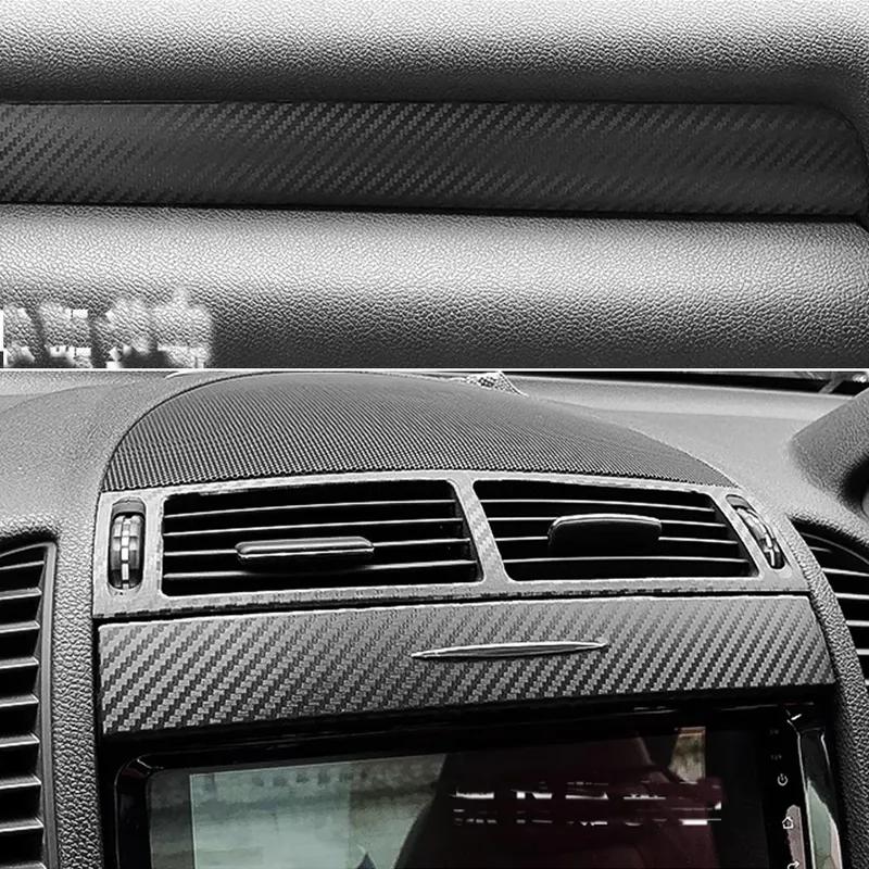Углеродное волокно Для Mercedes Benz SLK R171 04-10 Автомобильная пленка Наклейка в салон Центральная консоль Рычаг переключения передач Панель приборов Ручка воздуховода Панель стеклоподъемника