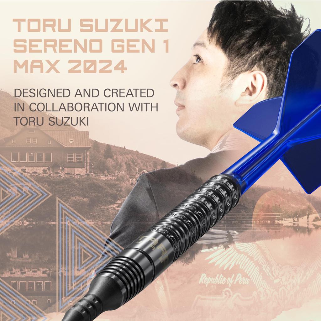 TARGET SERENO GEN-1 MAX 95% Tungsten 21g 2BA Soft Tip Darts