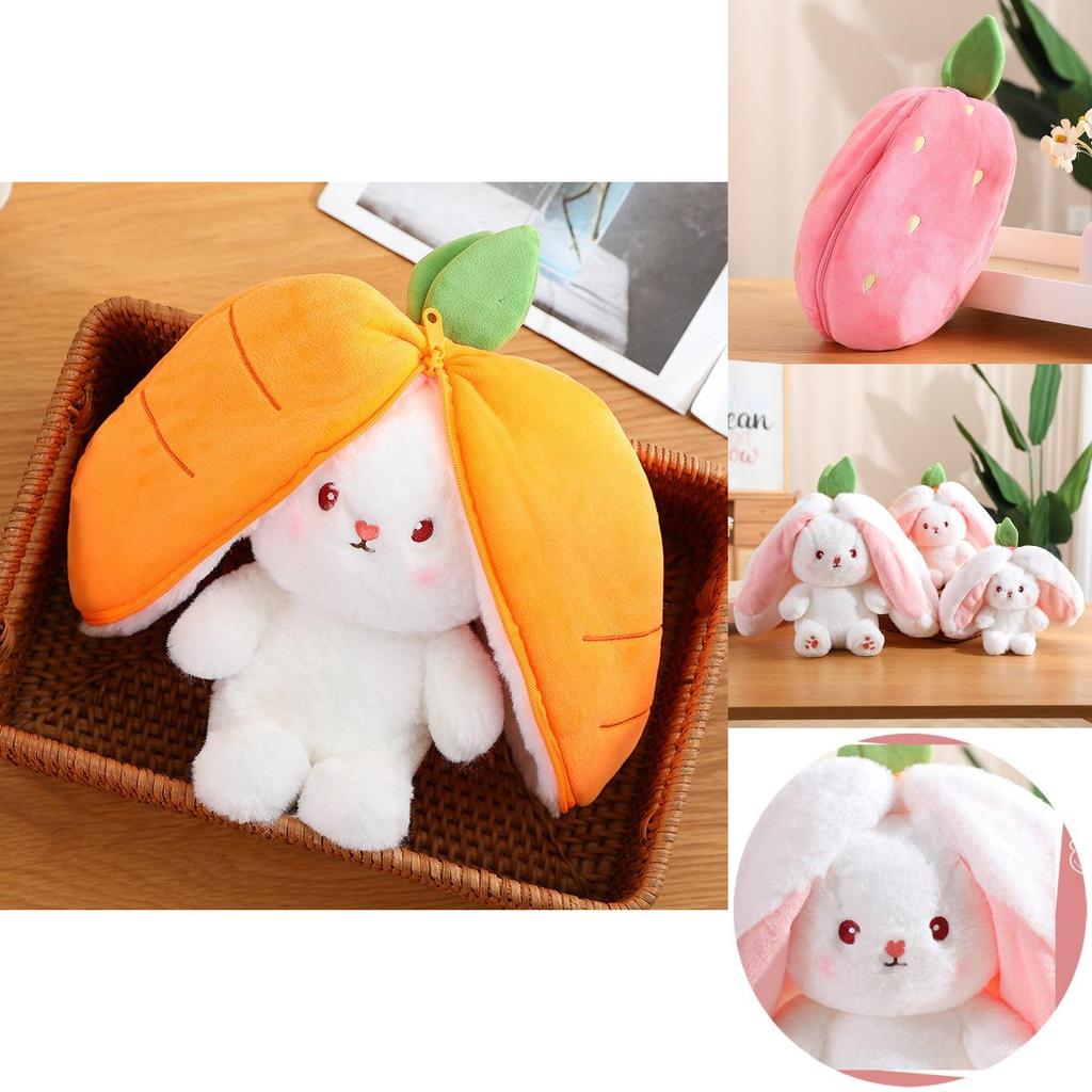 Cute Soft Stuffed Animal Fruit Bunny For Kids