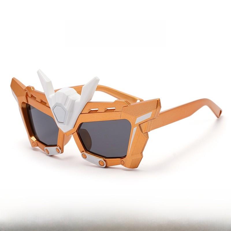 Childrens Cartoon Mecha Warrior Sunglasses With Polarized Uv400 Protection For Outdoor Play And Fashion