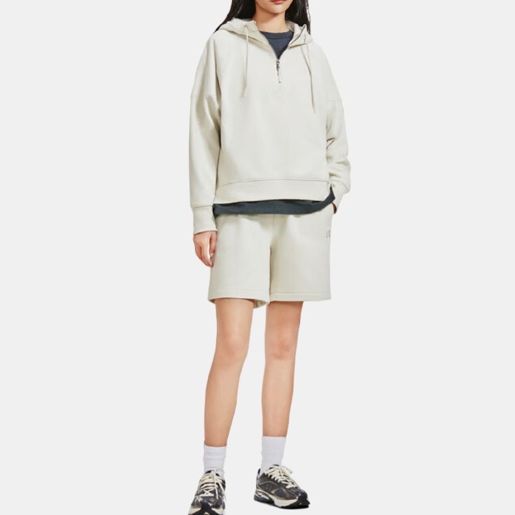 Under Armour Толстовка с капюшоном L4L Elevated Solid Fleece Training, женские толстовки Dusty-Pink Gray 1388057-273