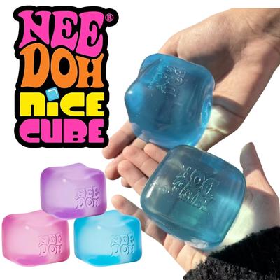 Новый Schylling Needoh Nice Сенсорный Сжимаемый Кубик-Игрушка для снятия стресса и Игрушка для кончиков пальцев для сжимания и игры