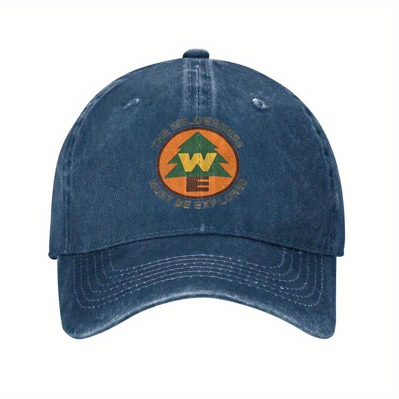 Up Wilderness Explored Baseball Cap Adjustable Snapback Hat Featuring The Text The Wilderness Explored Lightweight And Mach
