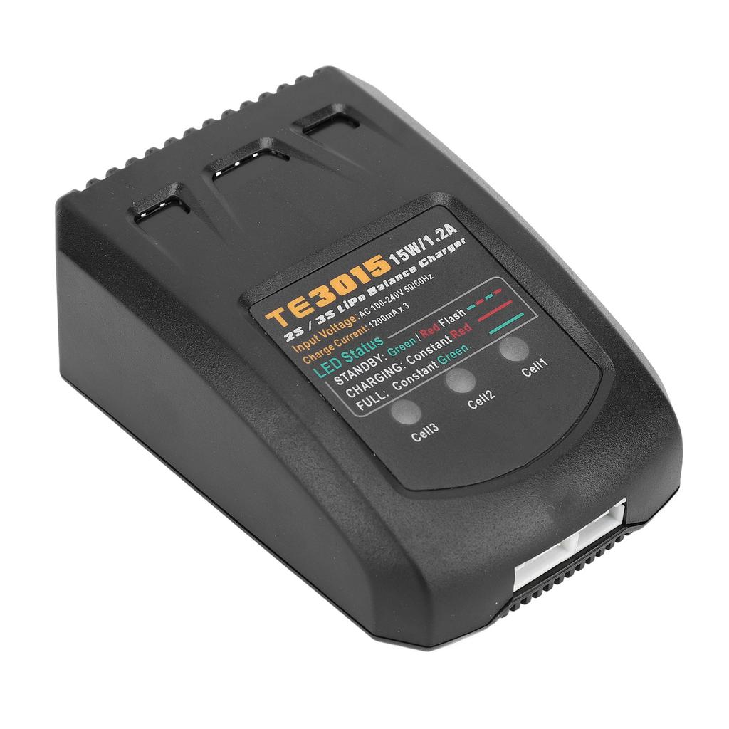 Зарядное устройство для балансировки аккумулятора 2S 3S LiFe Lithium Polymer 1‑8S NiMH 15 Вт высокой мощности RC Car Airplane Boat