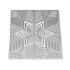 Rectangular Frame Snowflake Background Metal Silvery Stencil Embossing Cutting Dies For Diy Scrapbooking Paper Album Cards Making