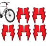 Наклейки для велосипеда 5 штук Шлем для шоссейного велосипеда Крутые наклейки Устойчивые к погодным условиям Мотоциклетные наклейки для скутера Мотокросс Гонки