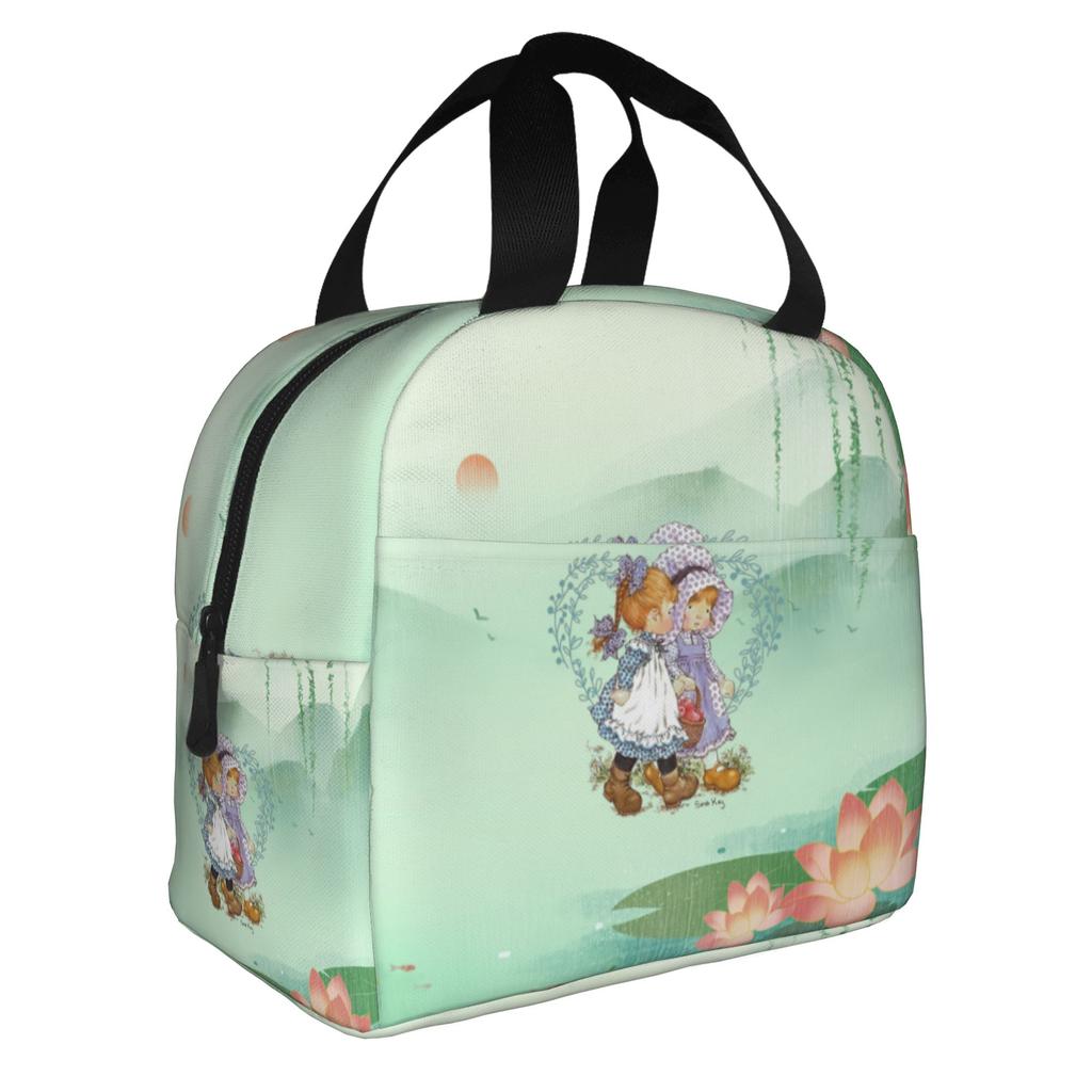 Cartoon S-Sarahs K-Kays Lunch Bag Men Women Kawaii Girl Cooler Thermal Insulated Lunch Boxes for Adult Office