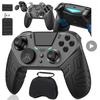 Контроллер для PS4 PS3 PS Playstation 4 3 ПК Управление Беспроводной Bluetooth Мобильный Android TV Геймпад Игровой игровой коврик Джойстик Телефон