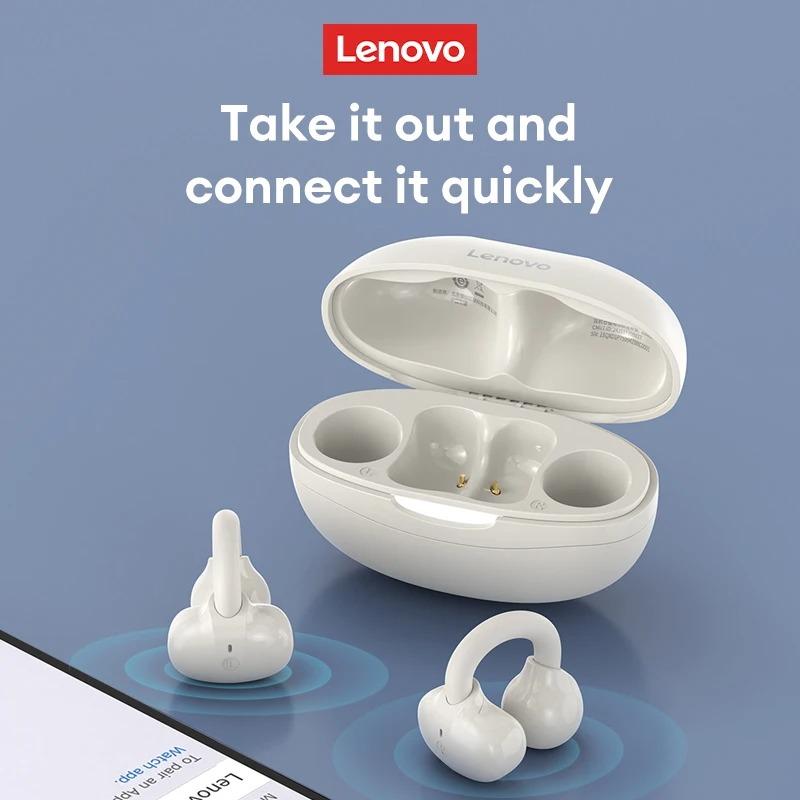 Оригинальная гарнитура Lenovo EA330 OWS Bluetooth V5.4 HiFi стереогарнитура с эргономичным дизайном, гарнитура с зажимом для ушей, музыкальная игровая спортивная гарнитура