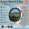 2026 Новый Watch5 Pro GPS Смарт-часы 1,53-дюймовый AMOLED HD Экран Компас Пульсометр Водонепроницаемые Множество Спортивных Режимов BT Звонки Смарт-часы