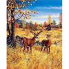 DIY 5D Full Diamond Painting Cross Stitch Set Forest Deer Diamond Embroidery Home Decoration