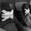 Кожаный подголовник для автомобиля, защита шеи, удобная подушка для MINI Cooper S ONE JCW Clubman Countryman