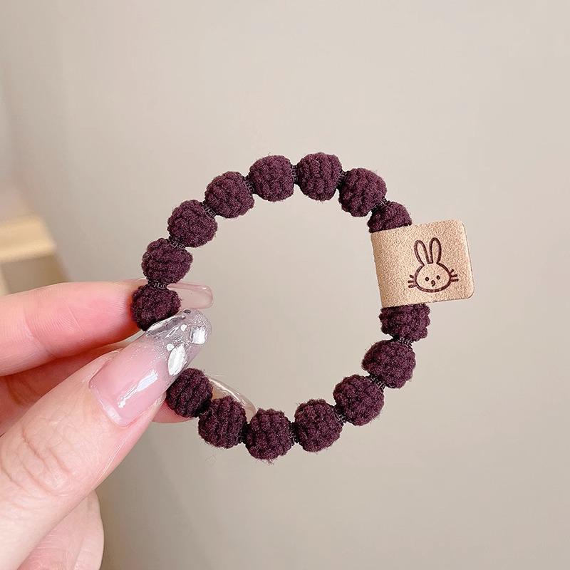 High Elasticity Hair Tie: Versatile Rubber Band Scrunchie for Women & Girls 2025