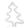Christmas Neon Sign Christmas Tree Shape Neon Light USB Decorative Night Light for Desk Wall