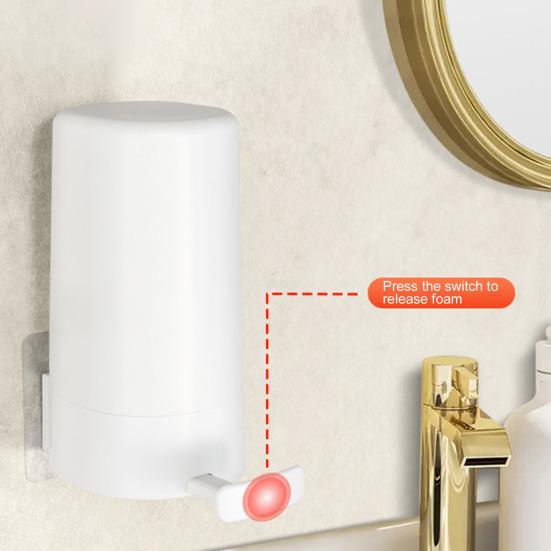Настенный дозатор мыла для душа, простая установка, влагостойкий контейнер для мыла с крышкой, регулируемая мыльница