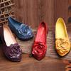 Retro Personality Handmade Women's Single Shoes Ethnic Style Comfortable Soft Bottom Mom Shoes Breathable Non-slip Female