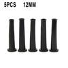 5 шт. Черный резиновый кабельный рукав 9 10 12 мм для угловой шлифовальной машины, электрической дрели, защитный чехол для соединения провода