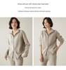 Women's Long Sleeve Cashmere Knit Zipper Cardigan - Cozy Lapel Sweater Outerwear