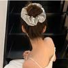 Silver Color Hair Band Metal Hair Accessories Simple Scrunchies  Daily