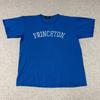 MV Sport Princeton University T-Shirt Large Blue Distressed Graphic Cotton Tee Unisex T-Shirt