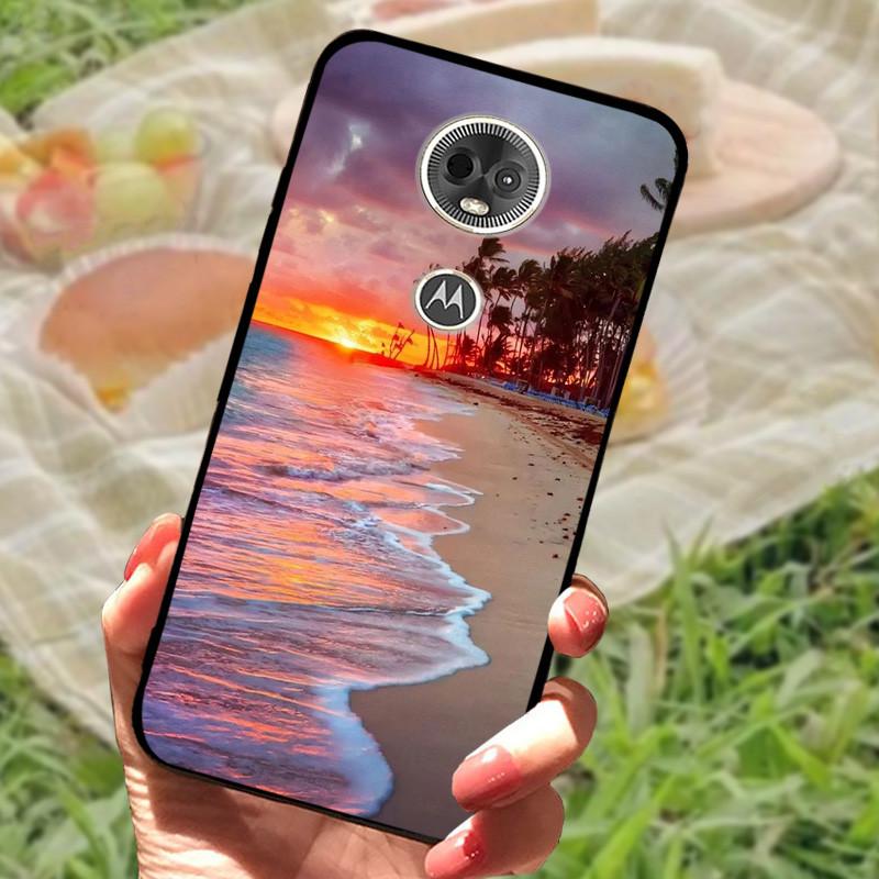 Для Moto E5 / E5 Play EU Чехол Силиконовый Мягкий Ударопрочный ТПУ Задняя Крышка для Motorola Moto E5Plus / E5 Plus Capa E5Play E 5 Мрамор