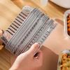 10 шт. 20 см Алюминиевая форма для аэрофритюрницы Контейнеры для еды Квадратный противень для духовки Барбекю Маслостойкий Антипригарный инструмент для выпечки Кухонные принадлежности