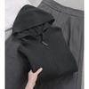 Women's Short Hooded Dropped Shoulder Sweater
