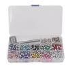 4mm Grommet Tool Kit Multicolor DIY Decorations Eyelet Grommet Kit with Transparent Storage Box