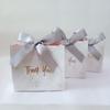 Creative Mini Grey Marble Gift Bag Box for Party Baby Shower Paper Chocolate Boxes Package Wedding Favours Candy Boxes