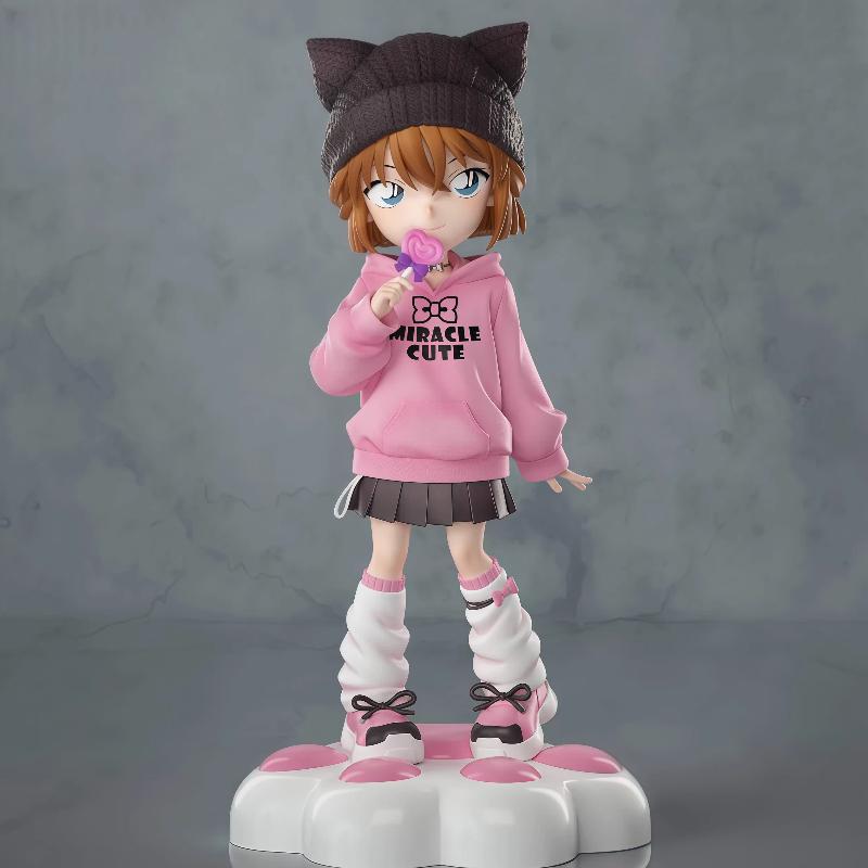 19cm Detective Conan Haibara Ai Anime Gk Figure Collectible Model Desk Decoration Car Ornament Gift For Fans