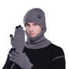 Neck Warmer Winter Glove Cap Set Korean Style Solid Beanie  Apparel Accessories
