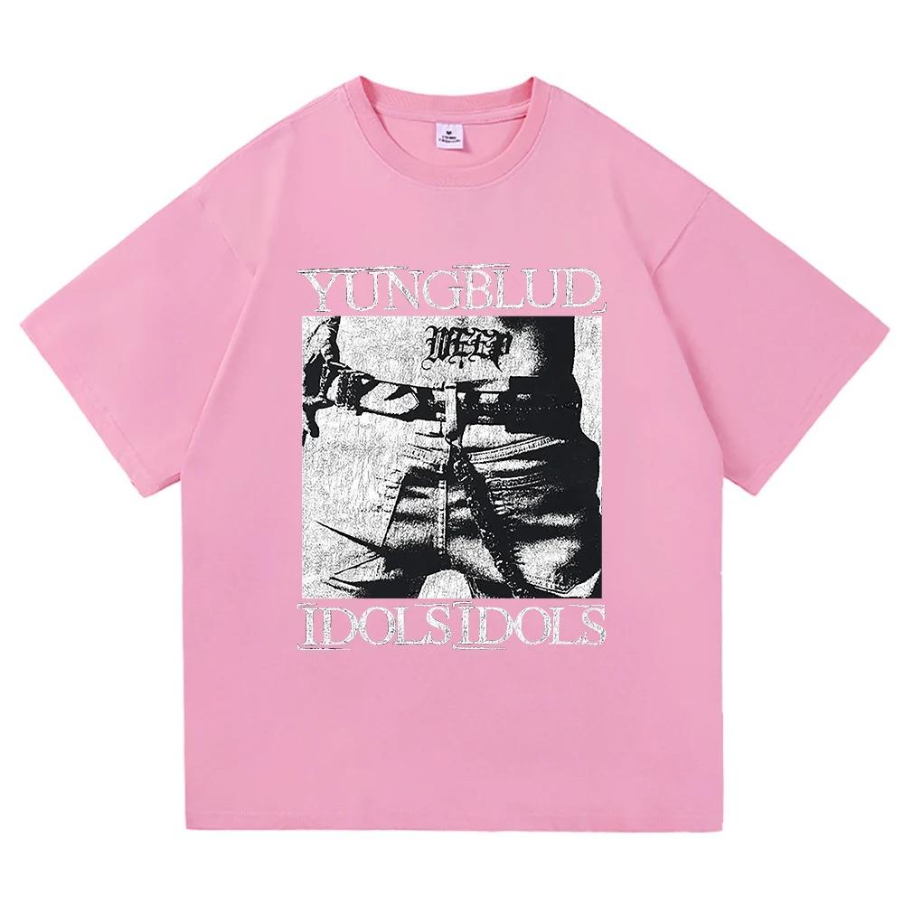 Yungblud Idols Мировой Тур 2026 Футболка Новая Мода Мужская Женская Хип-Хоп Эстетика Крылья Футболка Высокое Качество Крутые Хлопковые Футболки